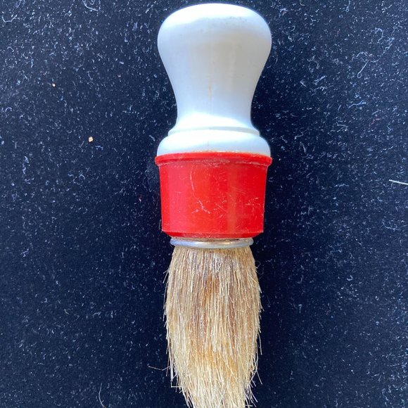 Antique Shaving Brush Broochas GALAN Patented Mens Grooming Natural Bristols - Picture 5 of 9